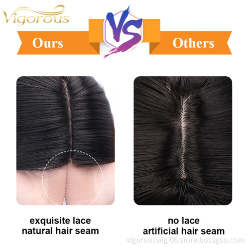 Wholesale Cheap Curly Heat Resistant Fiber Black Women High Quality Lace Frontal Short Synthetic Hair Bob Wigs